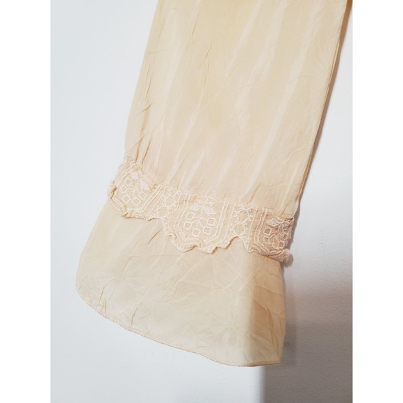 JOHNNY WAS VTG 90s Bell Sleeve Scoop Neck Top Womens Medium - Picture 5 of 9